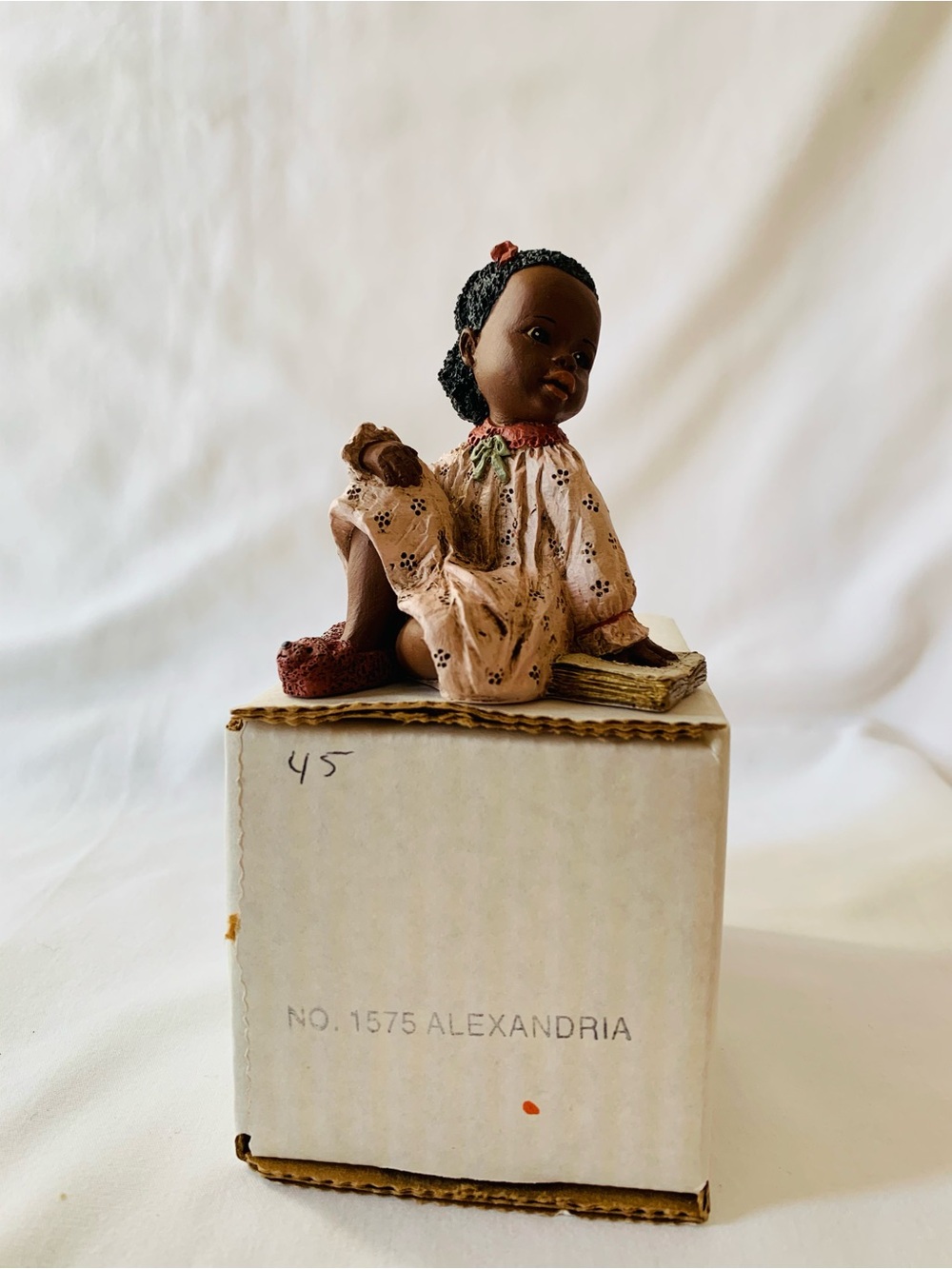 All God’s Children “Alexandria” #1575” Figurine- Martha Holcombe, with Box & COA